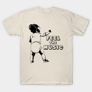 Feel The Music Dancing Baby T-Shirt